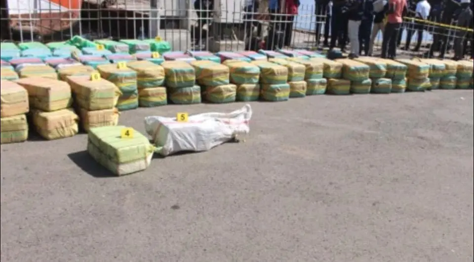 tonnes de cocaïne